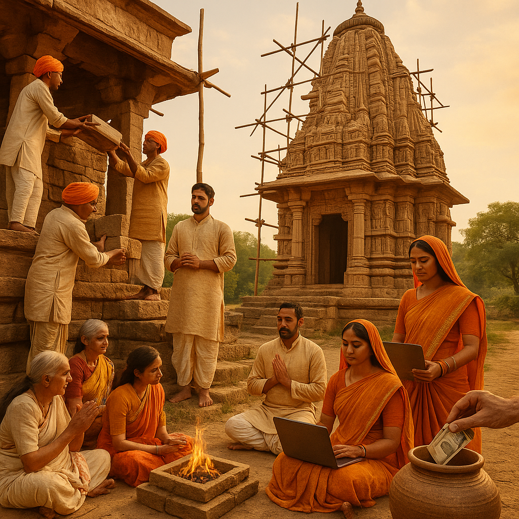 DIVVIB blending physical temple visits with digital connectivity across Bharat